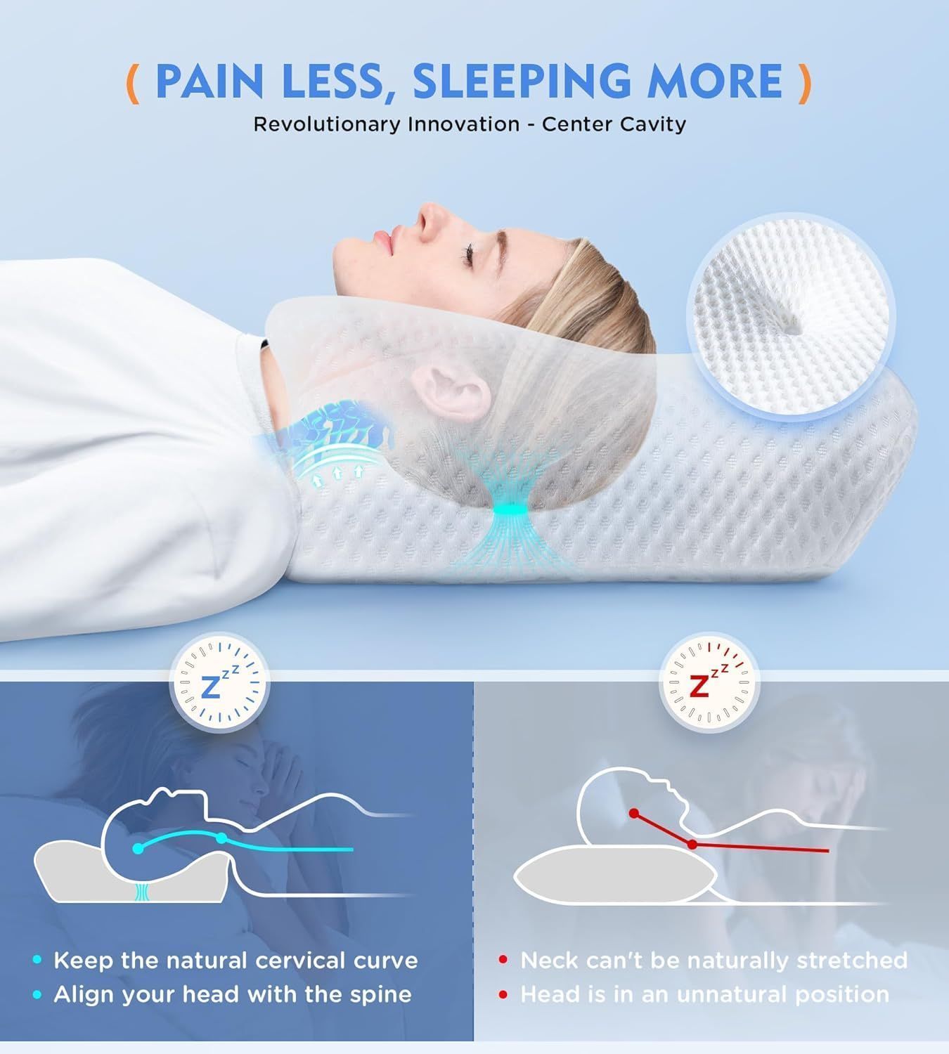 CozyRest® Memory Foam Neck Pillow